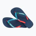 Papuci de baie Havaianas Brasil Mix albastru marin H4123206 11