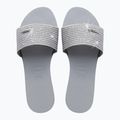 Papuci pentru femei Havaianas You Malta Metallic ice grey 11