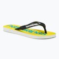 Șlapi Havaianas Top Logomania 2 white / black