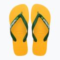 Șlapi Havaianas Brasil Logo pop yellow 10