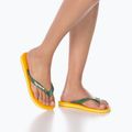 Șlapi Havaianas Brasil Logo pop yellow 14