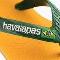 Sandale pentru copii Havaianas Baby Brasil Logo II pop yellow / amazon 9