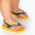 Sandale pentru copii Havaianas Baby Brasil Logo II pop yellow / amazon 4