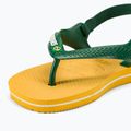 Sandale pentru copii Havaianas Baby Brasil Logo II pop yellow / amazon 8