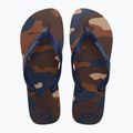 Șlapi pentru bărbați Havaianas Top Camu dark brown 10