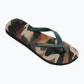 Șlapi pentru bărbați Havaianas Top Camu black / pantanal green 8