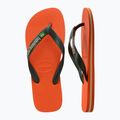 Șlapi Havaianas Brasil Logo sunset orange 11