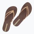 Papuci pentru femei Ipanema Bossa brown/gold 8