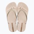 Șlapi pentru femei Ipanema Mesh Chic Plat beige/glitter 2