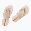 Șlapi pentru femei Ipanema Mesh Chic Plat beige/glitter 3