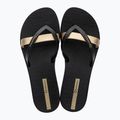 Ipanema Kirei negru / auriu flip flop pentru femei 2