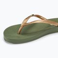 Papuci pentru femei Ipanema Anatomic Brasilidade green/gold 7