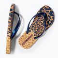 Șlapi pentru femei Ipanema Animal Print VI yellow/pearly blue 3