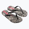 Șlapi pentru femei Ipanema Animal Print VI beige/black/pink