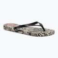 Șlapi pentru femei Ipanema Animal Print VI beige/black/pink