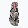 Șlapi pentru femei Ipanema Animal Print VI beige/black/pink 5
