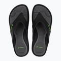 Papuci pentru bărbați Rider Cape XVIII black/grey/green 2