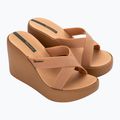Papuci pentru femei Ipanema High Fashion II Slide beige/glitter beige/green
