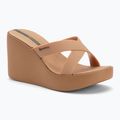Papuci pentru femei Ipanema High Fashion II Slide beige/glitter beige/green