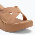 Papuci pentru femei Ipanema High Fashion II Slide beige/glitter beige/green 7