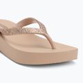 Șlapi pentru femei Ipanema Mesh Chic Plat beige/glitter beige 7