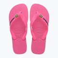 Șlapi Havaianas Brasil Logo Neon pink flux / pink flux 10