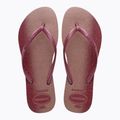 Papuci pentru femei  Havaianas Slim Gloss amaranth 3
