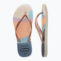 Papuci pentru femei  Havaianas Slim Palette Glow beige 5