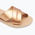 Papuci pentru femei Havaianas Aqua Metallic golden 7