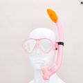Set de snorkeling pentru copii AQUASTIC Mască + Aripioare + Tub roz MSFK-01SR 27