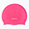 Șapcă de înot pentru copii HEAD Silicone Flat FUCS roz