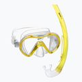 Set de snorkeling pentru copii Mares Combo Seahorse yellow/clear