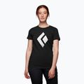 Tricou de alpinism pentru femei Black Diamond Chalked Up negru AP7300520002