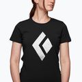 Tricou de alpinism pentru femei Black Diamond Chalked Up negru AP7300520002 3