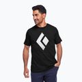 Tricou de alpinism pentru bărbați Black Diamond Chalked Up negru APUO950002