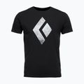 Tricou de alpinism pentru bărbați Black Diamond Chalked Up negru APUO950002 4