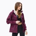 Jachetă de ploaie cu membrană Black Diamond Treeline pentru femei de culoare mov AP7450095016XSM1