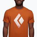 Tricou de alpinism pentru bărbați Black Diamond Chalked Up portocaliu APUO95606041LRG1 3