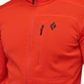 Bluză de trekking pentru bărbați Black Diamond Coefficient Fleece Hoody roșie AP7440208001 3