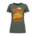 Tricou de alpinism pentru femei Black Diamond Leveled Landscape verde AP7302493053LRG1 4