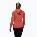 Bluză de trekking pentru femei Black Diamond Alpenglow Hoody roză AP7520806028 3