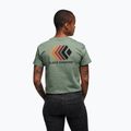 Tricou pentru femei Black Diamond Faded Crop laurel green 3