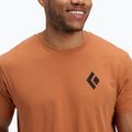 Tricou pentru bărbați Black Diamond Equipmnt For Alpinist SS Tee moab brown 4