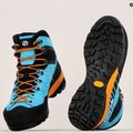 Cizme de trekking pentru bărbați SCARPA Mescalito TRK GTX turcoaz-negru 61050 11