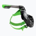 SEAC Libera negru / verde lime negru / verde mască completă pentru snorkelling 3