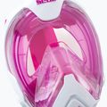 Mască integrală pentru copii SEAC Magica White/Pink 4