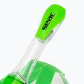Masca facială completă pentru snorkeling pentru copii SEAC Libera lime transparent/lime 5