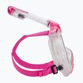 SEAC Libera pink transp./prosop roz pentru copii cu mască completă pentru snorkelling 3