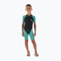 Costum de înot pentru copii SEAC Dolphin Shorty 1,5 mm black/tiffany