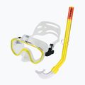 Set de snorkelling pentru copii SEAC Marina Bis Set yellow